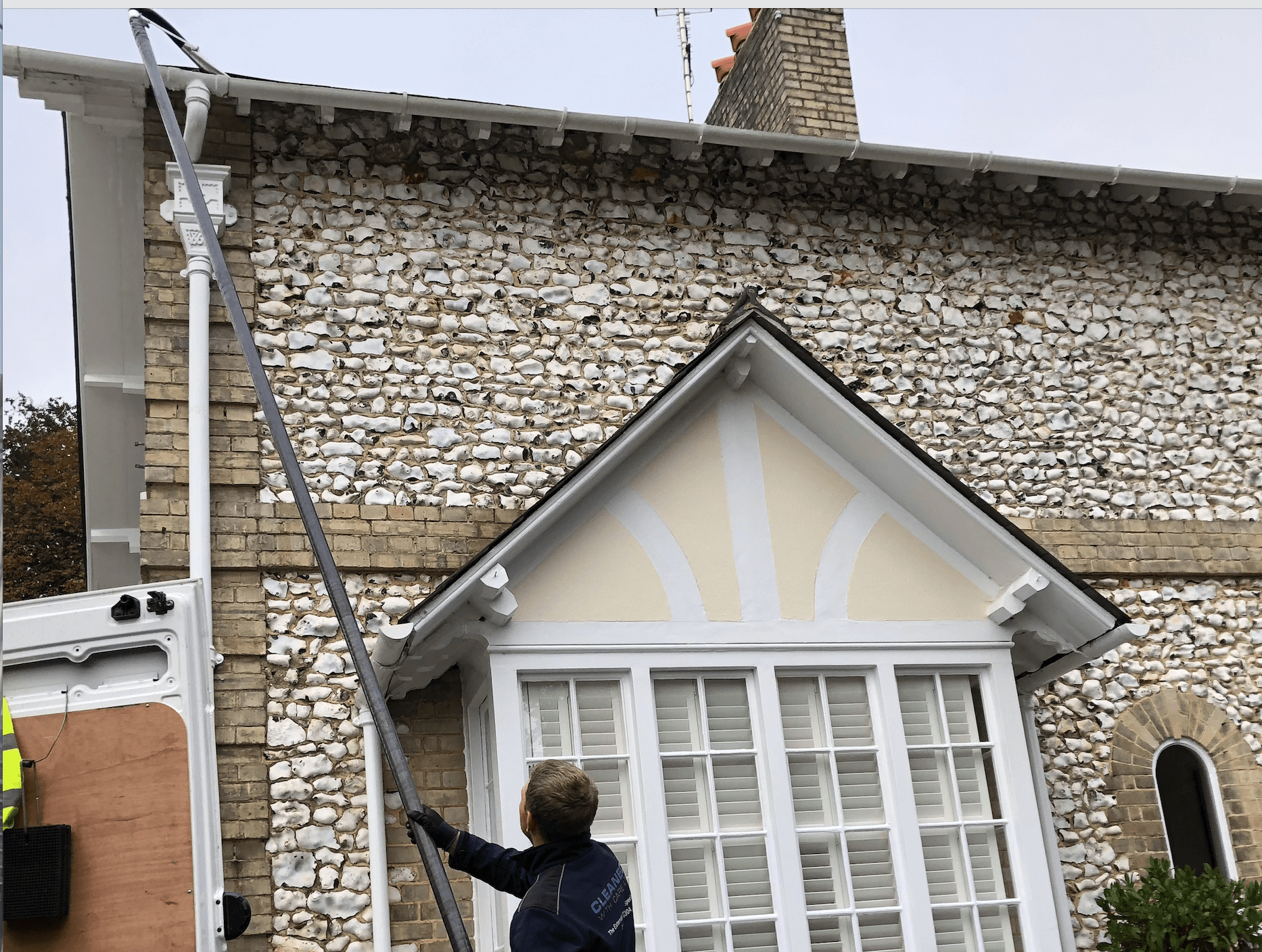 Professional gutter cleaning tools and equipment used by The Roof Moss Cleaners in Ashtead